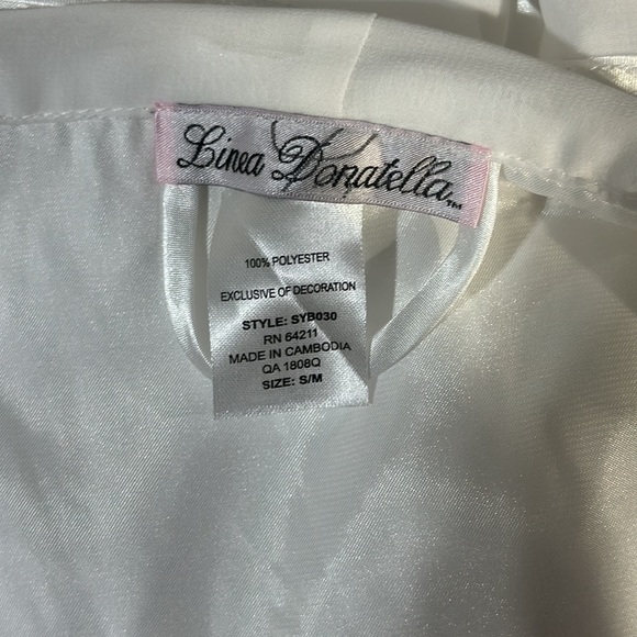 Linea Donatello Sonya Satin Chemise Nightgown (Size M) & Robe - (Size S/M) NWT - Picture 12 of 13